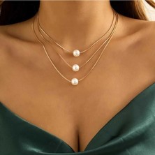 İpar Aksesuar Moda Katmanlı Barok Inciler