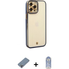 Pileli Store Pilelistore™ iPhone 12 Pro Max Kılıf Çekirdek Klasik Serisi - Siyah Joko Magic 5d Cam + Metal Kamera Lens Koruma Cam - Gs