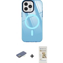 Pileli Store Pilelistore™ iPhone 12 Pro Max Kılıf Doruk Prime - Siyah Mat Seramik Nano Ekran Koruyucu + Renkli Kamera Lens Koruma Cam - Yl