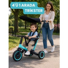 Toha 4in1 Çocuk Bisikleti -Tenteli Ebeveyn Kontrolu-Denge Bisikleti-3 Teker & 2 Teker Bisiklet