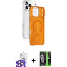 Pileli Store Pilelistore™ iPhone 17 Pro Max Kılıf Ahenk Minimal Serisi - Siyah 360 Mat Full Body Arka Koruyucu + Bilvis Titan Kamera Lens - Tu
