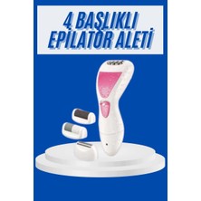 Kanonik Education Profesyonel 4in1 Çok Amaçlı Epilasyon Aleti Şarjlı Pratik Taşınabilir