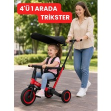 Toha 4in1 Çocuk Bisikleti -Tenteli Ebeveyn Kontrolu-Denge Bisikleti-3 Teker & 2 Teker Bisiklet