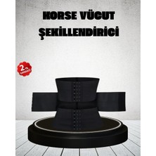 Pileli Store Vücut Şekillendirici Bel Sargısı Kaymaz Esnek Tasarım