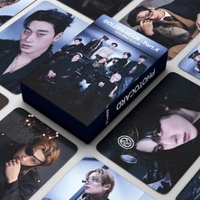 Ateez '' Golden Hour : Part 4 '' Çift Yön Baskılı Lomo Card Seti (55 Pcs)
