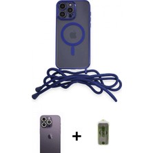 Pileli Store Pilelistore™ iPhone 12 Pro Max Kılıf Eksen Özel Seri - Siyah Joko Magic 5d Hayalet Cam + Neon Fosforlu Kamera Lens - Bz