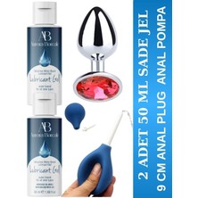 Aşkın Deposu Deromeya Health - Süper Kaydırıcı Jel+ Analplug 9cm+Anal Pompa Süper Set2 50 Mljelavantajlı Paket