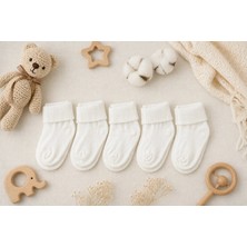 Babydonat %100 Pamuk Yenidoğan Bebek Çorabı 5’li Set 0-6 Ay