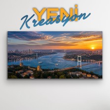 Homemor 3 Boğaz Manzaralı Istanbul Kanvas Tablo