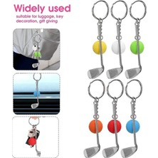 EkoAlışverişDünyam Gerçekçi Golf Tasarımlı Şık Anahtarlık Kolye Çanta Süsü Golf Keychain (5510)