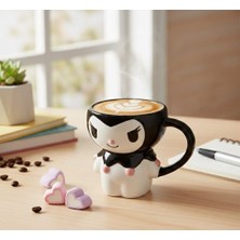 EkoAlışverişDünyam Sanrio Kuromi Kapaklı Kupa