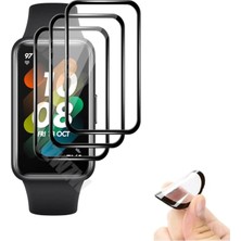 Deppo Trend Huawei Band 7 Uyumlu Tam Kaplayan Darbelere Karşı Dayanıklı Kırılmaz Cam Nano Ekran Koruyucu