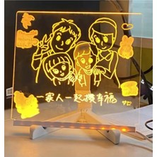 EkoAlışverişDünyam LED Işıklı Çizim Tahtası (20X20CM) (5510)