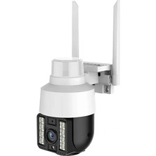 EkoAlışverişDünyam INT-CMR21 Sd-Kart Destekli Hareketli Sesli Gece Renkli Ptz Akıllı Wifi Güvenlik Kamerası (5510)