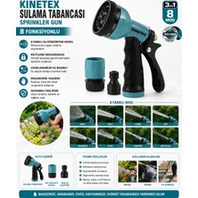 BURADABULDUN 8 Modlu Sulama Tabancası Seti Basınç Ayarlı Bahçe Hortum Başlığı