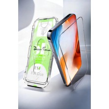 Deppo Trend iPhone Xs Uyumlu Ekran Koruyucu Takma Aparatlı Kolay Kurulum Darbelre Dayanklı Temperli Cam