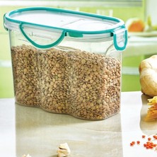 EkoAlışverişDünyam Kilitli Kapaklı Contalı Hava,su Sıvı Geçirmez 1,7 Litre Erzak Saklama KABI-SA585 (5510)