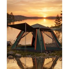 Kanonik Education 4 5 Kişilik Kamp Çadırı Güneşlikli Suya Dayanıklı Geniş Hacimli Outdoor