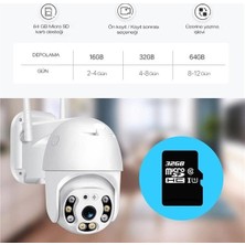 EkoAlışverişDünyam 2.0 Mp Hd Lens Iç Dış Mekan Suya Danıklı Ip Wifi Network Güvenlik Kamerası Wifi Kamera (5510)