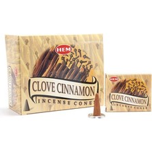 EkoAlışverişDünyam Clove Cinnamon Aromalı Konik Tütsü
