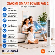 Xiaomi Yazın Serin Kalmak Için ,smart Tower Fan 2 Kule Tipi Vantilatör