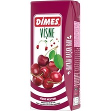 Dimes 200 ml x 27 Adet Vişne Nektarı Meyve Suyu Aromasıyla Türkiye Menşeli