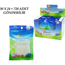 EkoAlışverişDünyam 720 Adet Poşetli Kürdanlı Diş Ipi = 30PCS x 24 (5510)