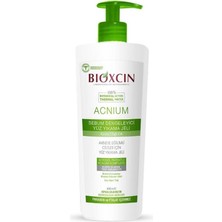 Bioxcin Acnium Sebum Dengeleyici Yüz Yıkama Jeli 500 ml Zerdeçal İçerikli Yağlı Ciltler İçin Arındırıcı