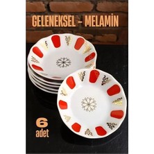 Renas Store Melamin Çay Tabağı 6 Adet Geleneksel Türk Çay Bardağı Altlığı 721658