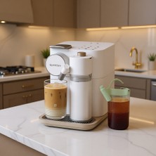 Nespresso F541 Gran Lattissima Beyaz Kahve Anneler Günü Kahve Köşesi Seti