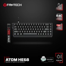 Oyuncu Baykuş Fantech Atom HE68 8k Manyetik Switch Gaming Klavye