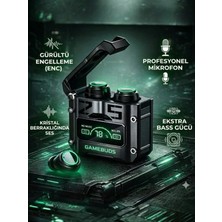 Deppo Trend Bluetooth Oyun Kulaklığı Mecha Ledli Kablosuz Game Kulaklık Yüksek Bass Enc Oyun Modlu Dijital