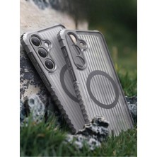 Deppo Trend Samsung Galaxy S25 Fe Uyumlu Kılıf Magsafe Kamera Korumalı Antishock Darbelere Dayanıklı Tank Kapak