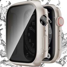 Deppo Trend Apple Watch 41MM Uyumlu Kılıf Ekran ve Kasa Koruma Hayalet/privacy Gizlilik Özellikli Kasa Koruyucu