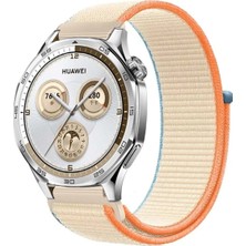 Deppo Trend Huawei Watch GT2E/GT2/GT2 Pro/gt3/gt3 Pro/gt4/gt5 46MM Sport Kumaş Ayarlanabilir Cırt Cırtlı Kordon