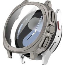 Deppo Trend Samsung Galaxy Watch 7 44MM Uyumlu Kılıf Kasa ve Ekran Koruyucu Darbelere Çizilmelere Karşı Dayanklı