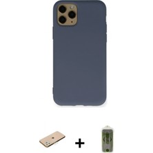 Pileli Store Pilelistore™ iPhone 11 Pro Kılıf Ahenk Serisi - Siyah Joko Magic 5d Hayalet Cam + Renkli Kamera Lens Koruma Cam - Yl
