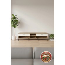 Luna Tv Ünitesi: 2 Çekmeceli, 1 Raflı, 220CM Çam-Aytaşı (83465)