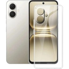 Deppo Trend Tecno Spark Go 2 Uyumlu Kamera Korumalı Kılıf Darbe Önceleyici Şeffaf Transparan Esnek Silikon Kapak