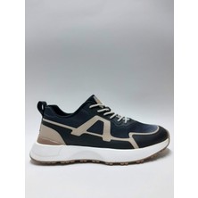 Bulldozer Triko Hafif Esnek Siyah Renk Bağcıklı Dar Kalıp Sneaker Spor Erkek Ayakkabı C-6324144597BLL