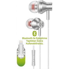 Deppo Trend Yüksek Kaliteli iPhone 7/8plus/xr/xs Max/11/12/13/14/mini/plus/pro Max Uyumlu Kulaklık Silikon Uçlu