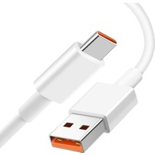 Deppo Trend USB Type-C Kablo 120W 6A Şarj Turbo 14T Pro/13/12/11/10/9/8 Pro/poco Usb-C Fast Charge Data Kablosu