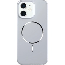 Deppo Trend iPhone 11 Uyumlu Magsafe Kılıf Sert Mat Koruyucu Kablosuz Şarj Destekli Arka Kapak