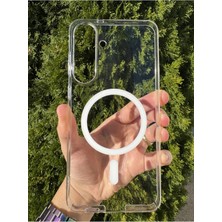 Deppo Trend Samsung Galaxy S25 Fe Uyumlu Kılıf Ince Sert Sararmaz Magsafe Kamera Kenarı Koruyucu Dayanıklı Kapak