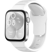 Deppo Trend Huawei Watch Fit3 Uyumlu Kordon Liquid Silikon Ayarlanabilir Renkli Lansman Kordon