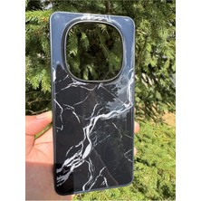 Deppo Trend Xiaomi Redmi Note 14 Pro 4g Uyumlu Kılıf Parlak Mermer Desenli Kamera Kenar Koruyuculu Arka Kapak