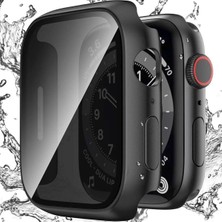 Deppo Trend Apple Watch 41MM Uyumlu Kılıf Ekran ve Kasa Koruma Hayalet/privacy Gizlilik Özellikli Kasa Koruyucu