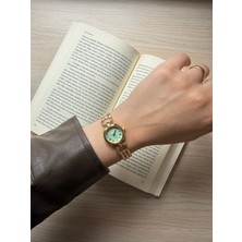 Rubsey Retro Minimal Metal Kordon Vintage Kadın Kol Saati Yuvarlak Kasa