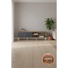 Silva Tv Ünitesi: 2 Raflı, 2 Kapaklı 176X30X51 Çam-Antrasit Modern Tasarım