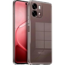 Deppo Trend Oppo A6 Pro Uyumlu Kamera Korumalı Kılıf Darbe Önceleyici Şeffaf Transparan Esnek Silikon Kapak